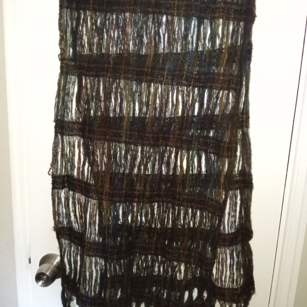 Multicolor Scarf. Geoffrey Beene